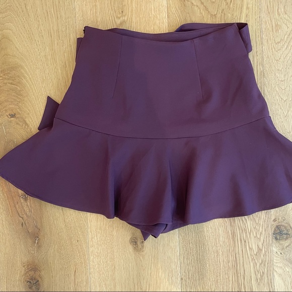 Zara purple high waist skirt / skirt size XS - Picture 4 of 6